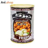 کنسرو لوبیا چیتی با قارچ تبرک مقدار 380 گرم کد 341