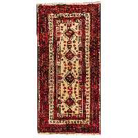 فرش دستبافت دو و نیم متری طرح نقشه بلوچ  کد 34.2809