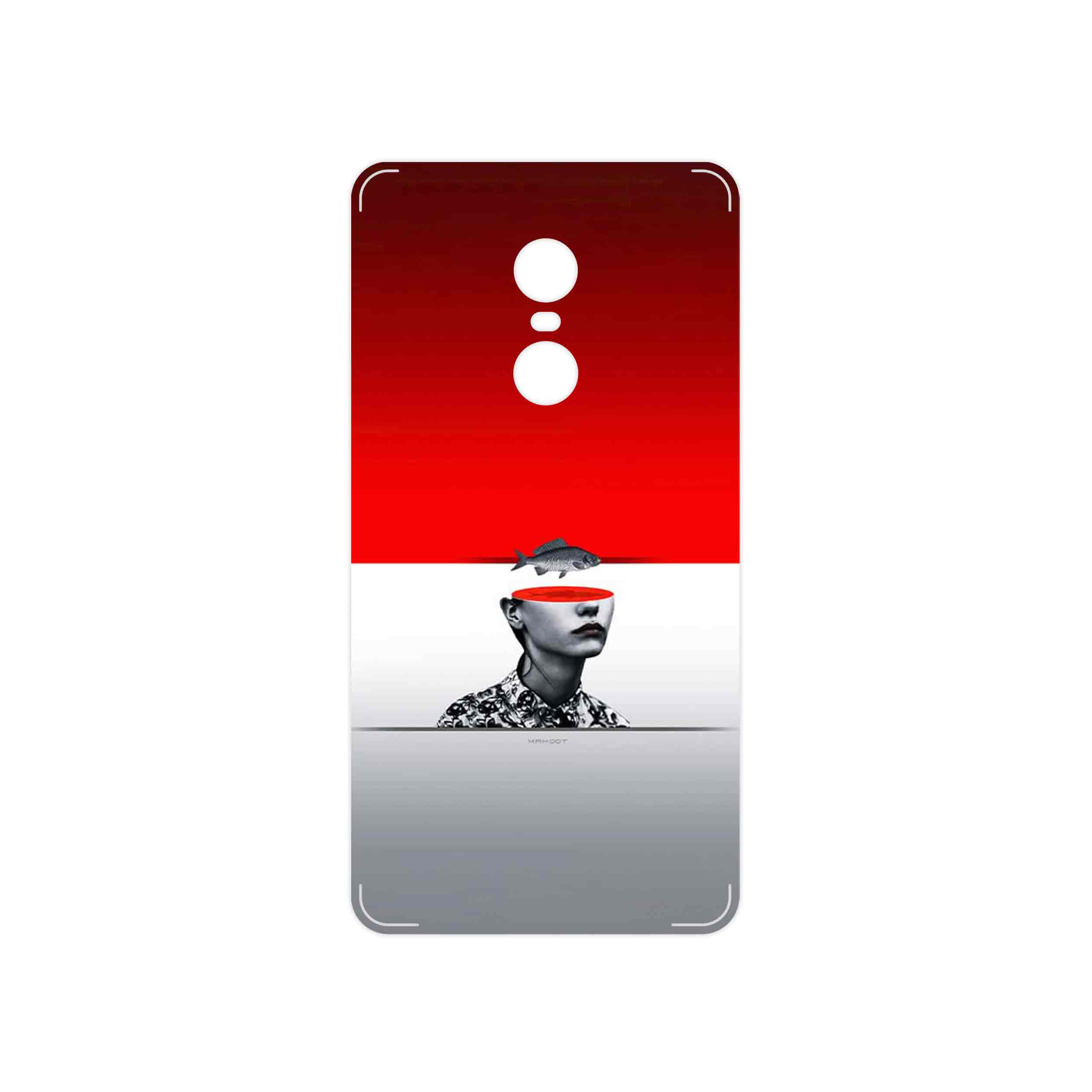 برچسب پوششی ماهوت مدل Collage of surreal Portrait of Women 1 مناسب برای گوشی موبایل شیائومی Redmi Note 4