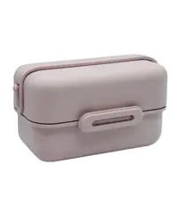 ظرف غذا  کارا ساده رنگی دوطبقه لانچ باکس