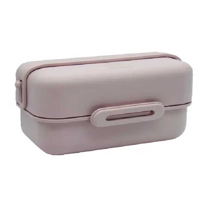 ظرف غذا  کارا ساده رنگی دوطبقه لانچ باکس