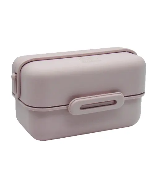 ظرف غذا  کارا ساده رنگی دوطبقه لانچ باکس