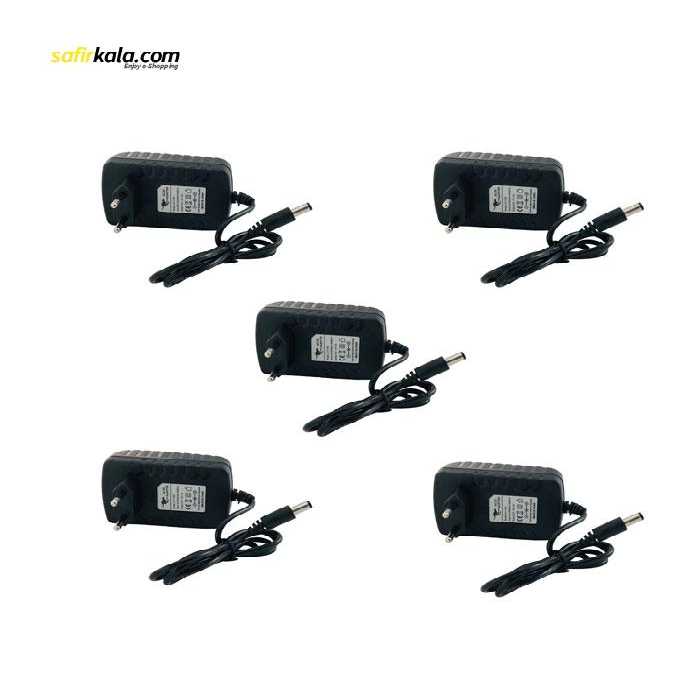 آداپتور 12 ولت 2 آمپر دیتا کانکت مدل HKS-PL02 بسته 5 عددی