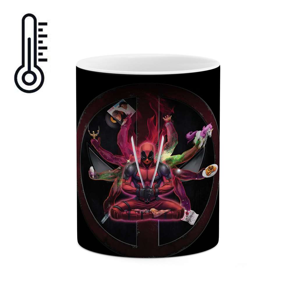 ماگ حرارتی طرح ددپول مدل mgh00074