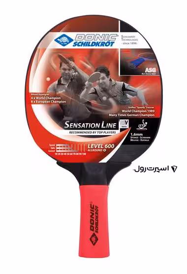 راكت پينگ پنگ دونيك مدل  LEVEL 600 Sensation