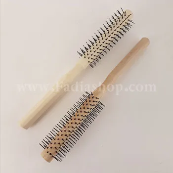 برس گرد چوبی