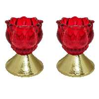 جاشمعی مدل هلندی پایه دار بسته 2 عددی