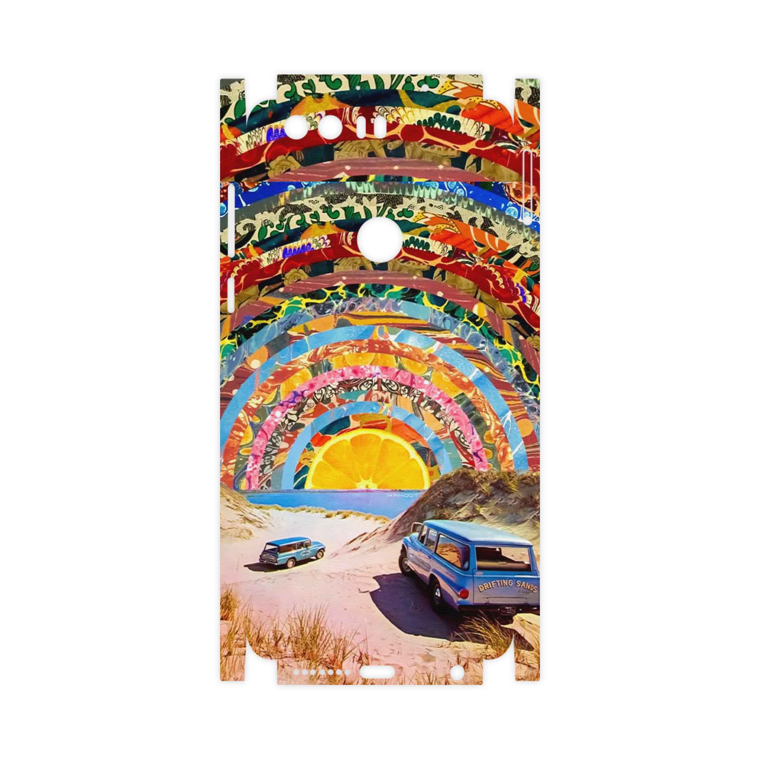 برچسب پوششی ماهوت مدل Collage of Orange Sky-FullSkin مناسب برای گوشی موبایل آنر 8