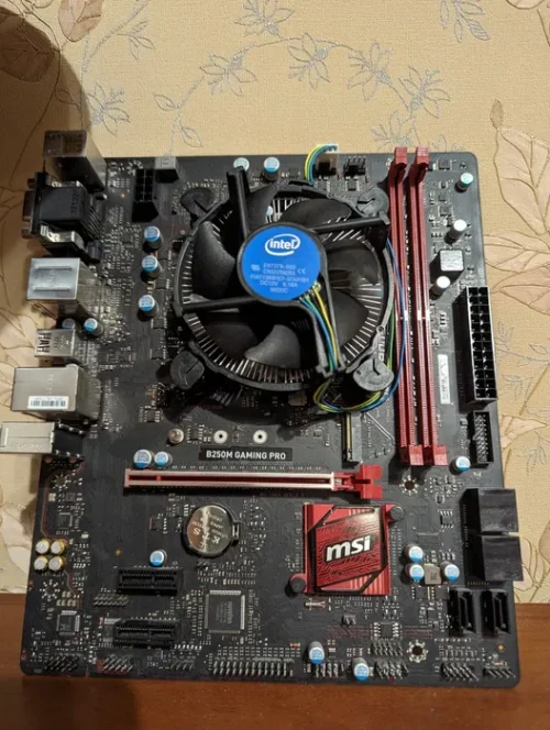 باندل MSI B250M GAMING و i5 7500 و فن