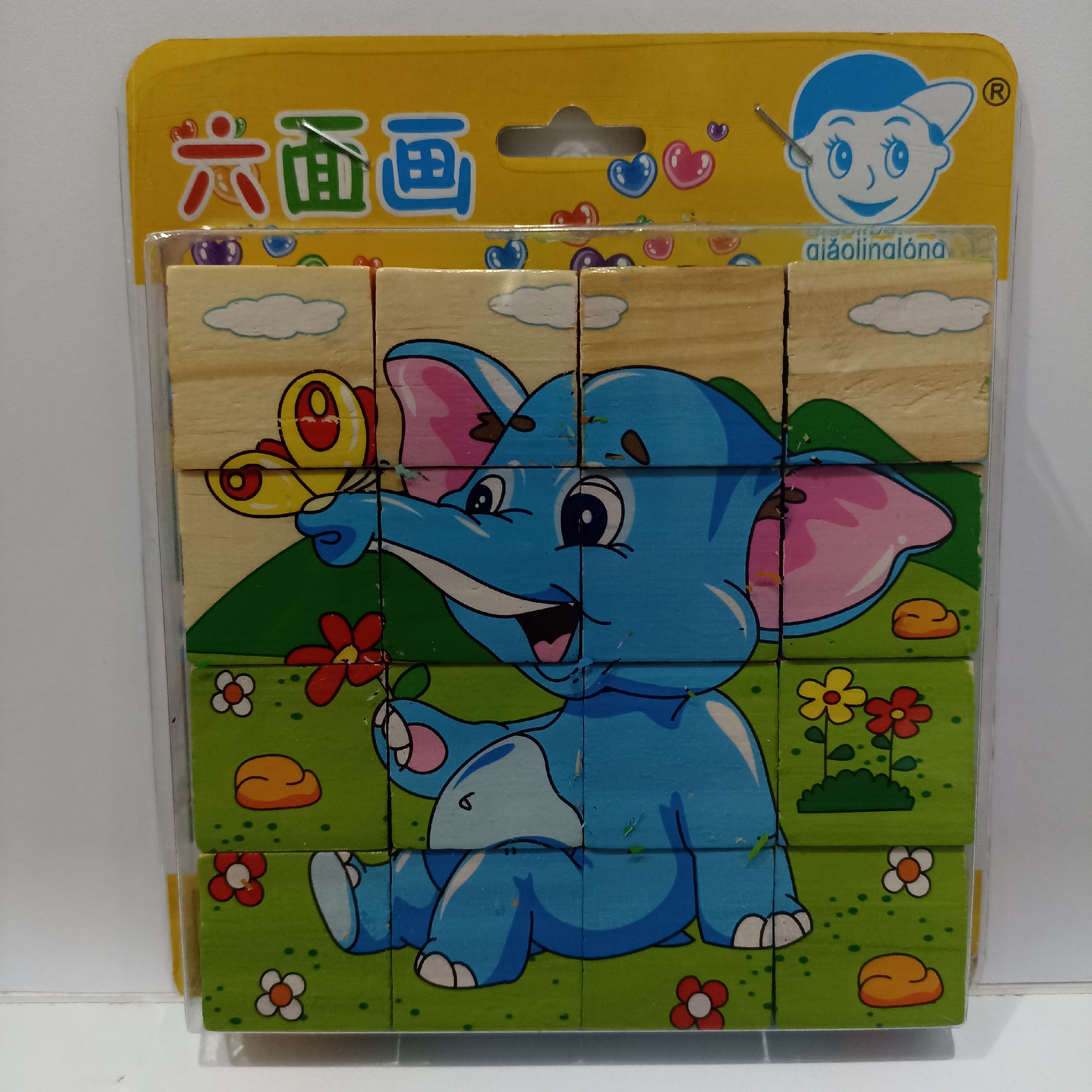 پازل 6وجهی طرح فیل