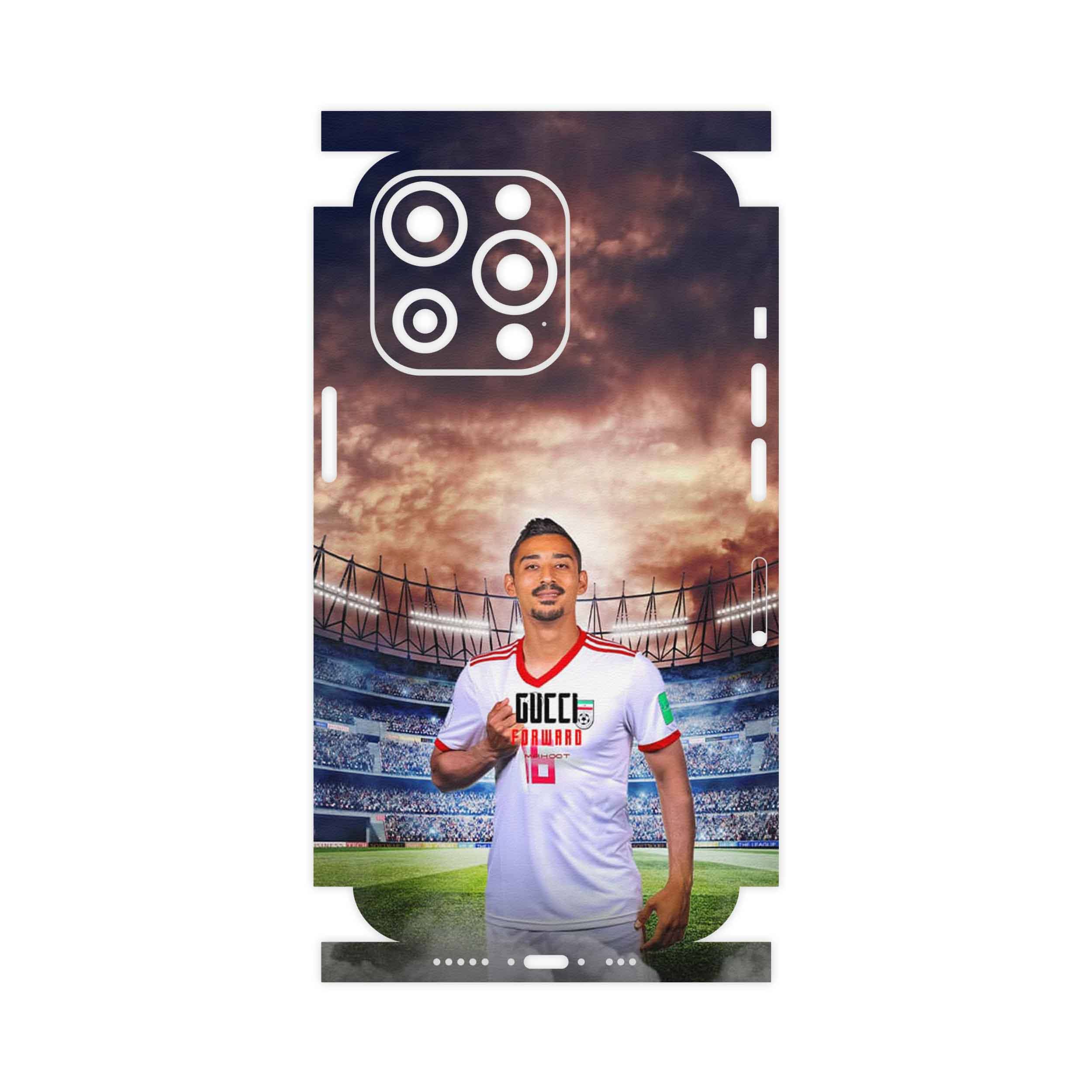 برچسب پوششی ماهوت مدل Reza Ghoochannejhad-FullSkin مناسب برای گوشی موبایل اپل iphone 13 Pro