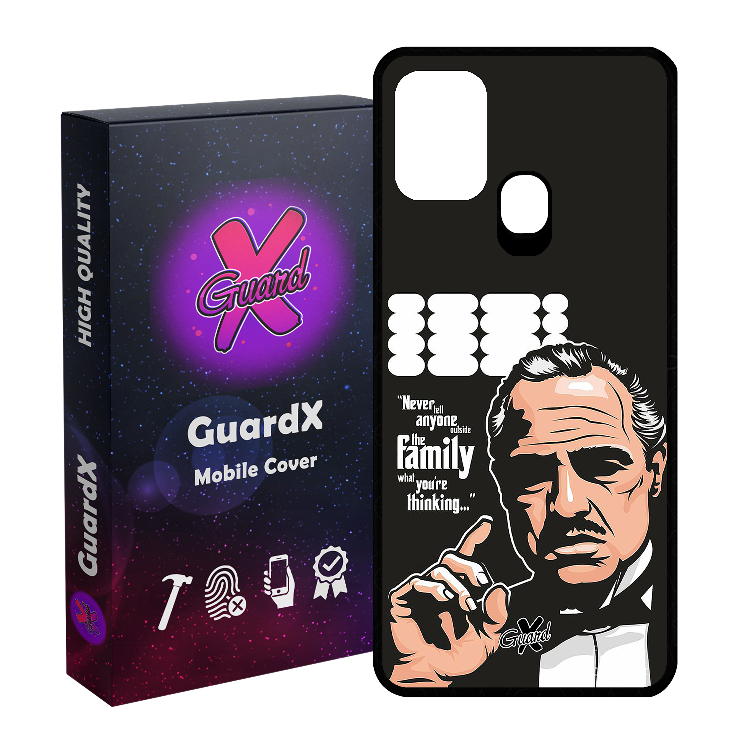 کاور گارد ایکس طرح God Father مدل Glass10197 مناسب برای گوشی موبایل سامسونگ Galaxy M31 / M31 Prime / F41