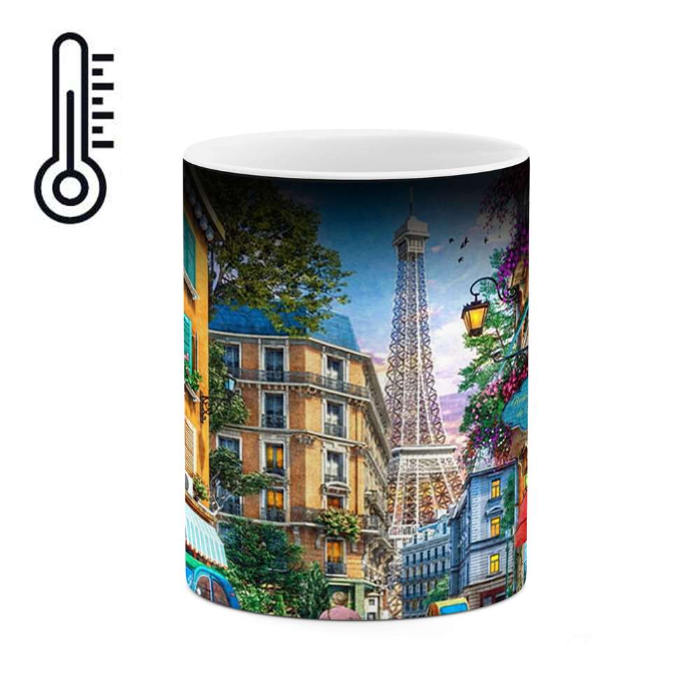 ماگ حرارتی طرح برج ایفل پاریس مدل mgph14513