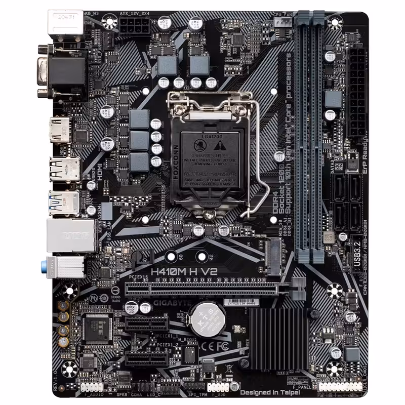 مادربرد گیگابایت مدل H410M H V2 rev. 1.0 - فروشگاه اینترنتی سیب سبز