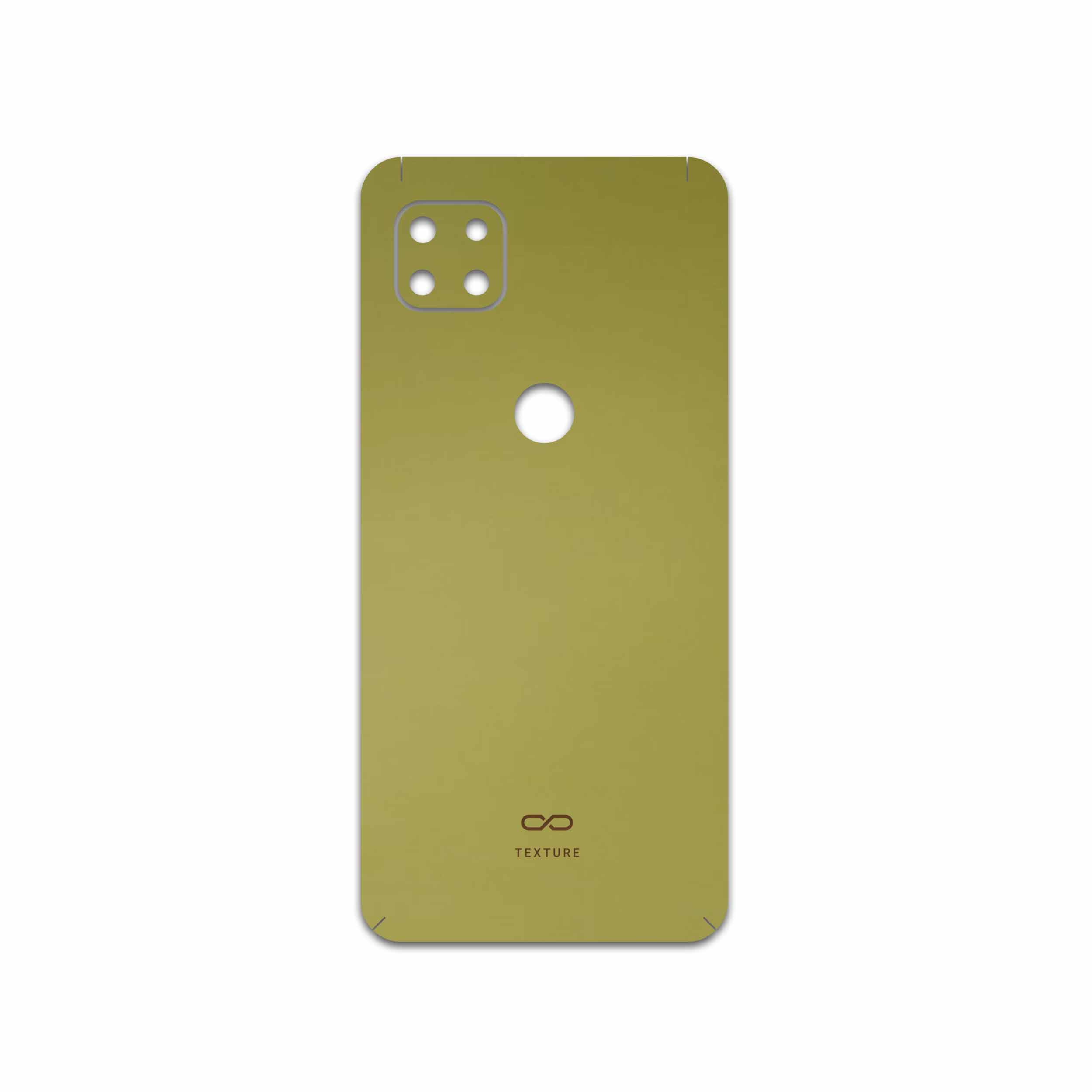 برچسب پوششی ماهوت مدل Matte-Gold مناسب برای گوشی موبایل موتورولا MOTO G 5G