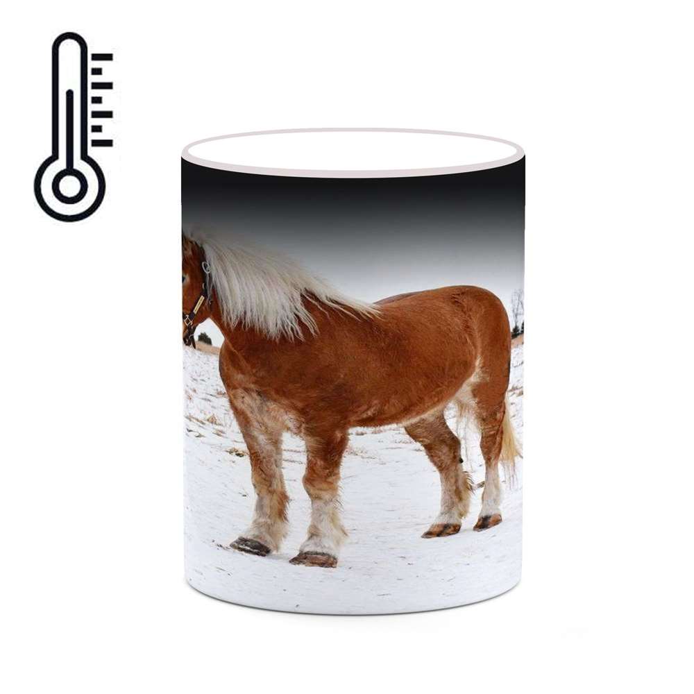 ماگ حرارتی کاکتی طرح اسب مدل mgh24299