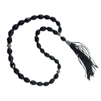 تسبیح نقره گالری ظهیرالدینی مدل ROS-78 اونیکس