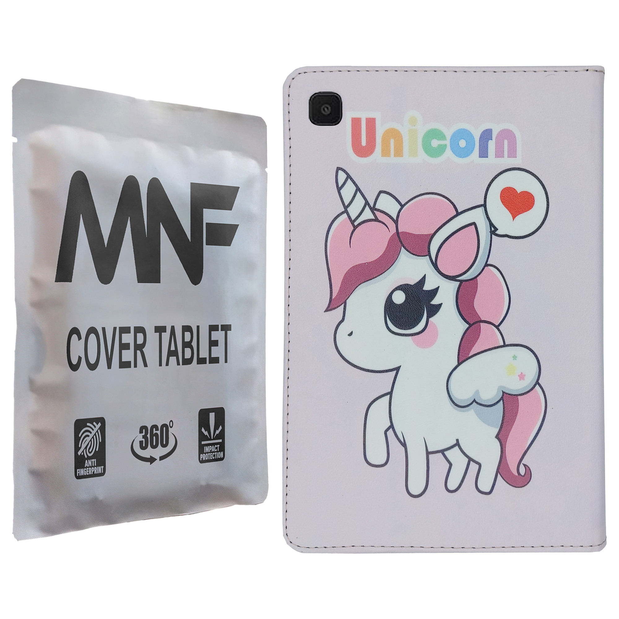 کیف کلاسوری ام ان اف طرح یونی کورن کد M-085 مناسب برای تبلت سامسونگ Galaxy Tab A7 10.4 2020 / T505