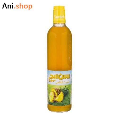 شربت آناناس شیشه ای 780 گرمی سن ایچ کد 373