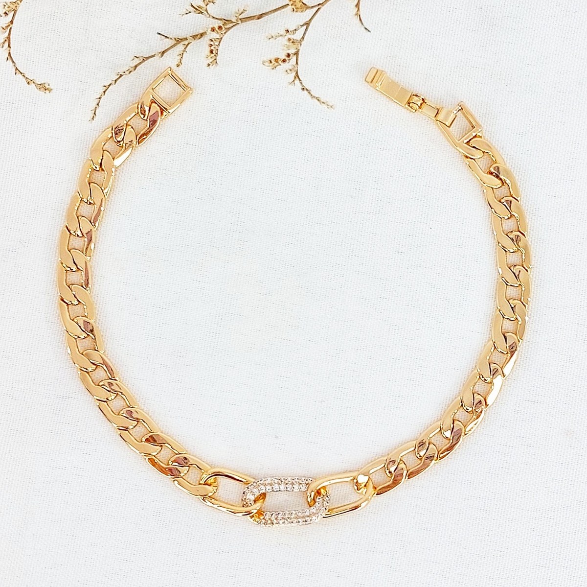 دستبند کارتیر ژوپینگ طرح طلا کد 11919