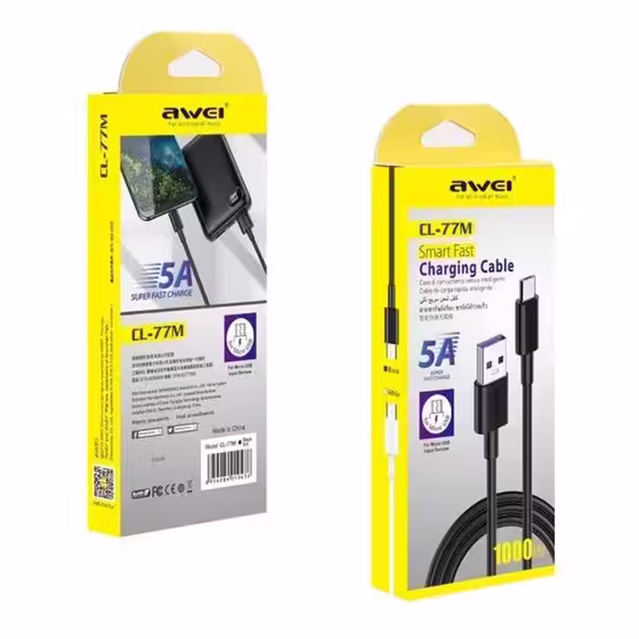 کابل شارژ هوشمند micro USB اوی مدل CL-77M