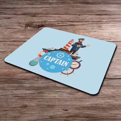 ماوس پد طرح کاپیتان کد P100149