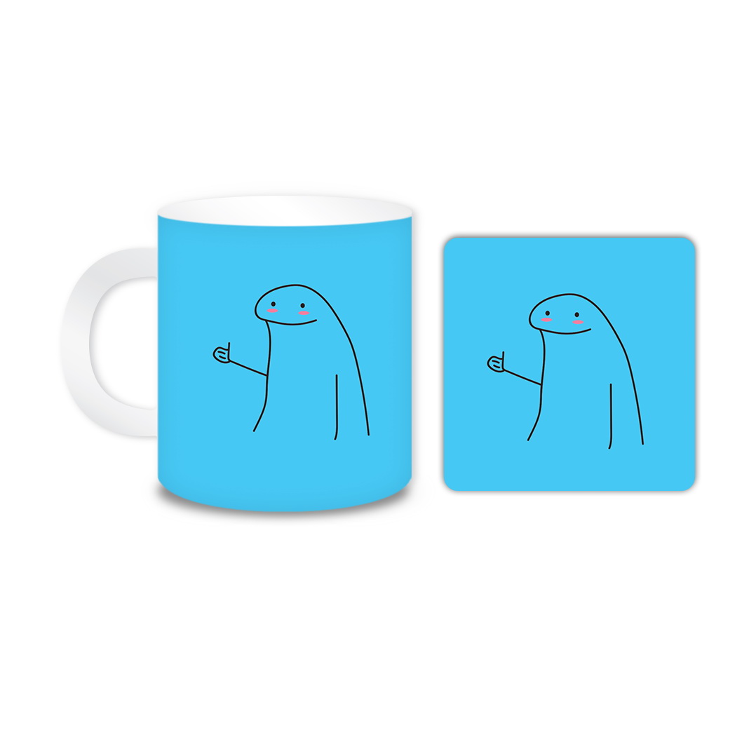 ماگ مدل میقولی کد 2421 به همراه زیر لیوانی