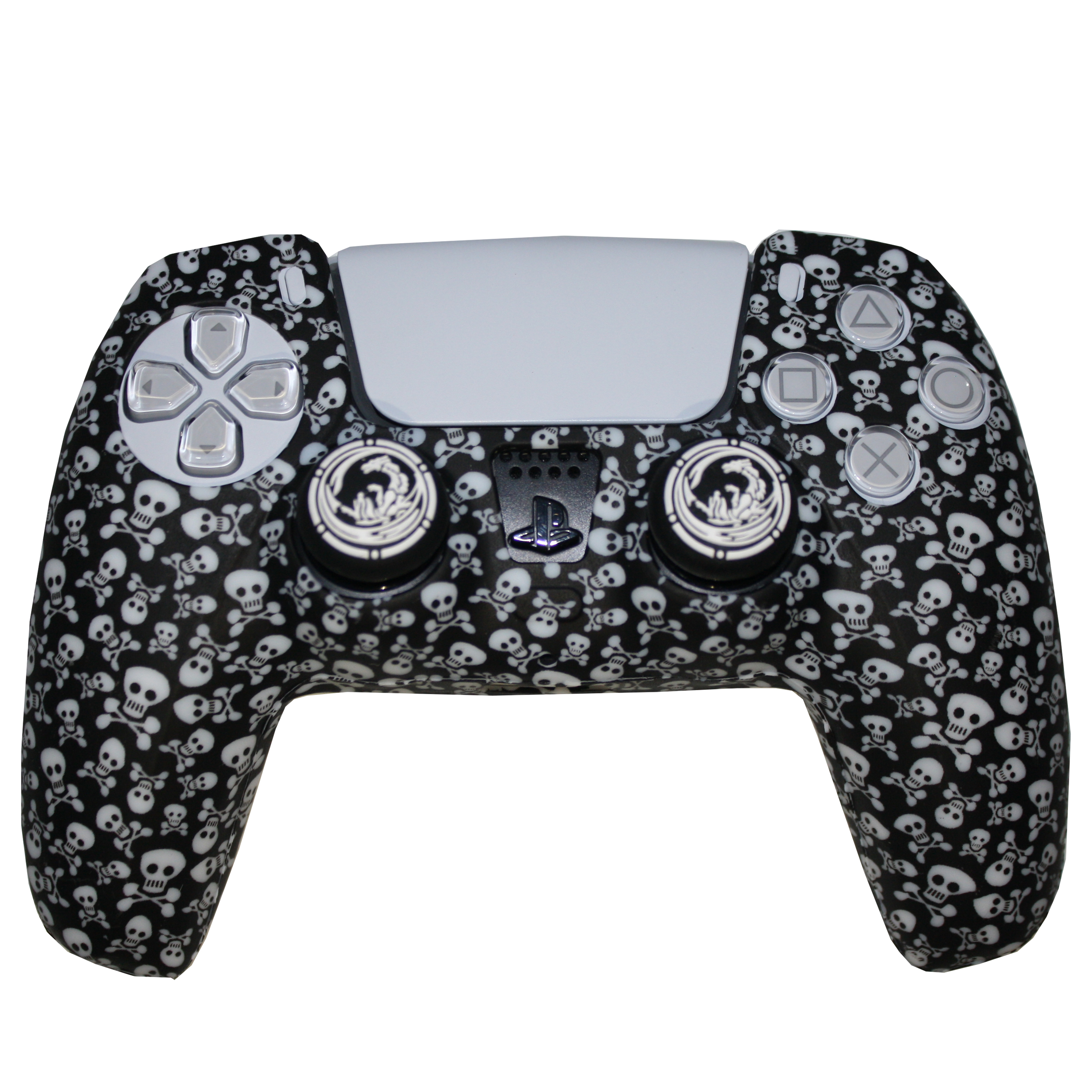 محافظ دسته پلی استیشن 5 مدل DRA skeleton به همراه روکش آنالوگ
