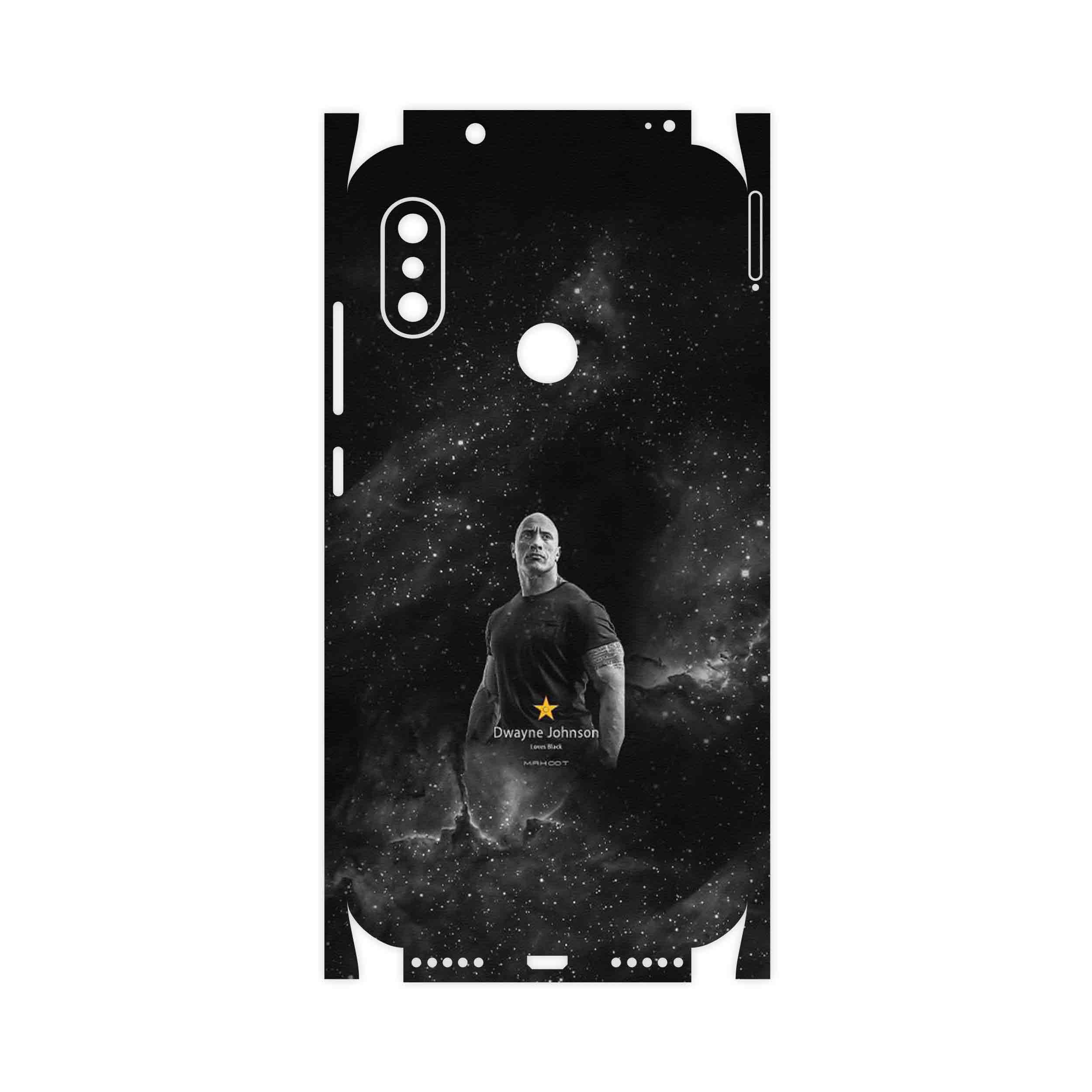 برچسب پوششی ماهوت مدل Dwayne Johnson-FullSkin مناسب برای گوشی موبایل شیائومی Redmi Note 6 Pro