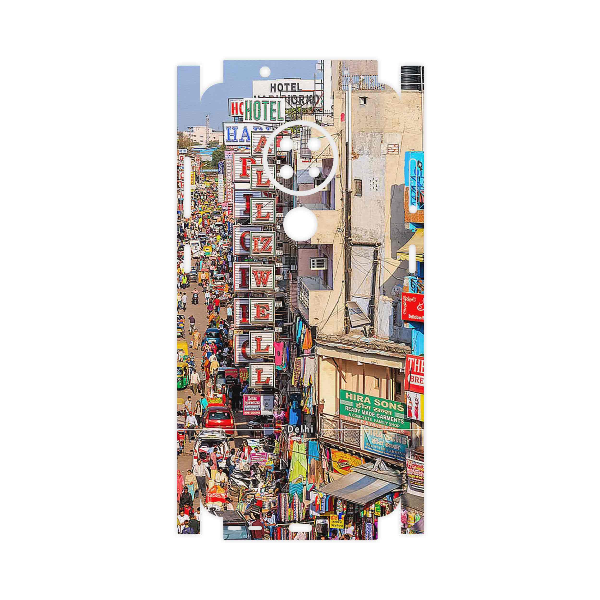 برچسب پوششی ماهوت مدل City of Delhi-FullSkin مناسب برای گوشی موبایل نوکیا 72