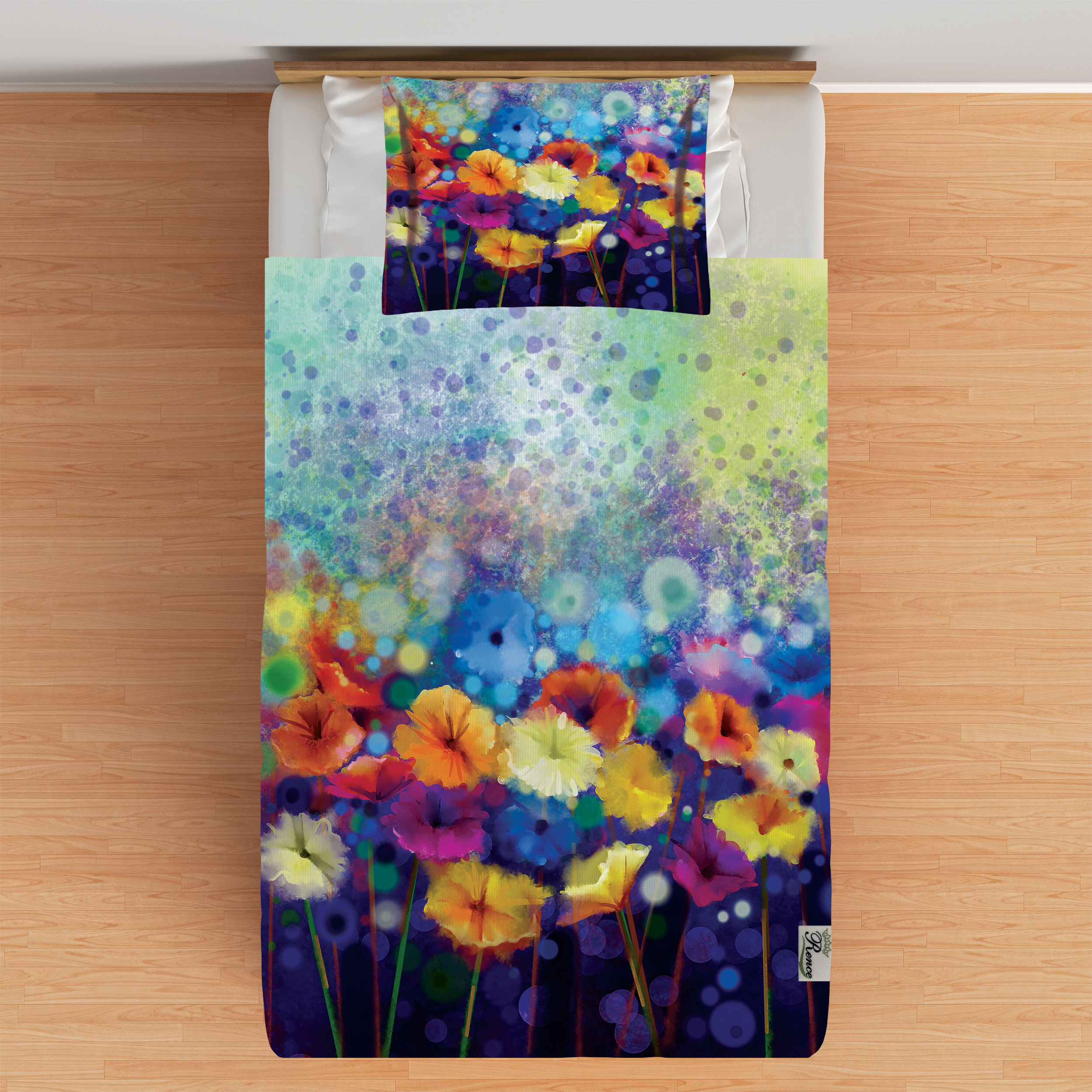 سرویس ملحفه مدل B2-10308 یک نفره 2 تکه