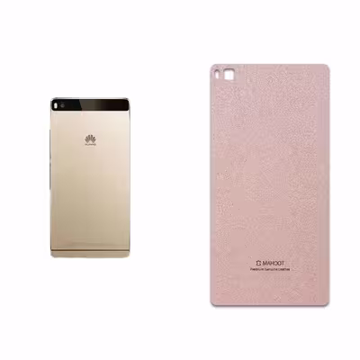 برچسب پوششی ماهوت مدل Rose Gold Leather مناسب برای گوشی موبایل هوآوی P8