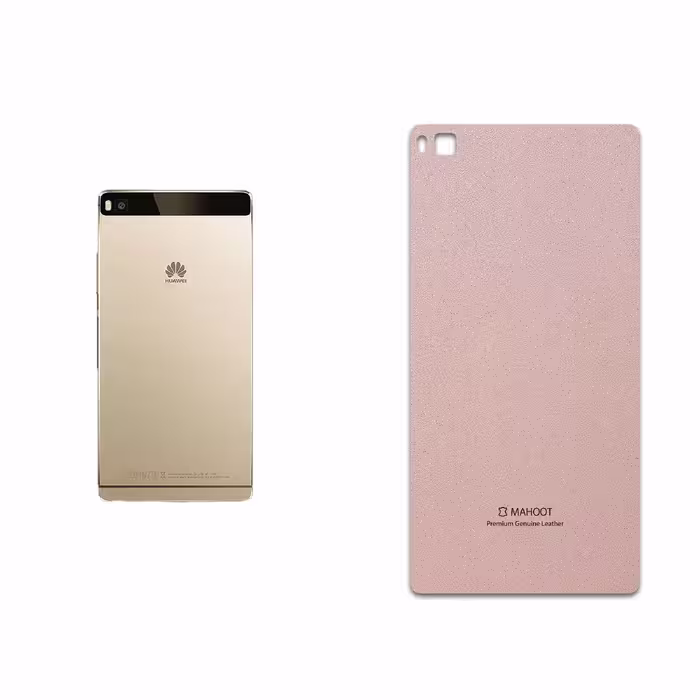 برچسب پوششی ماهوت مدل Rose Gold Leather مناسب برای گوشی موبایل هوآوی P8