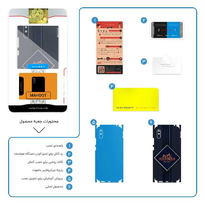 برچسب پوششی ماهوت مدل Hrms-FullSkin مناسب برای گوشی موبایل شیائومی Redmi 9A