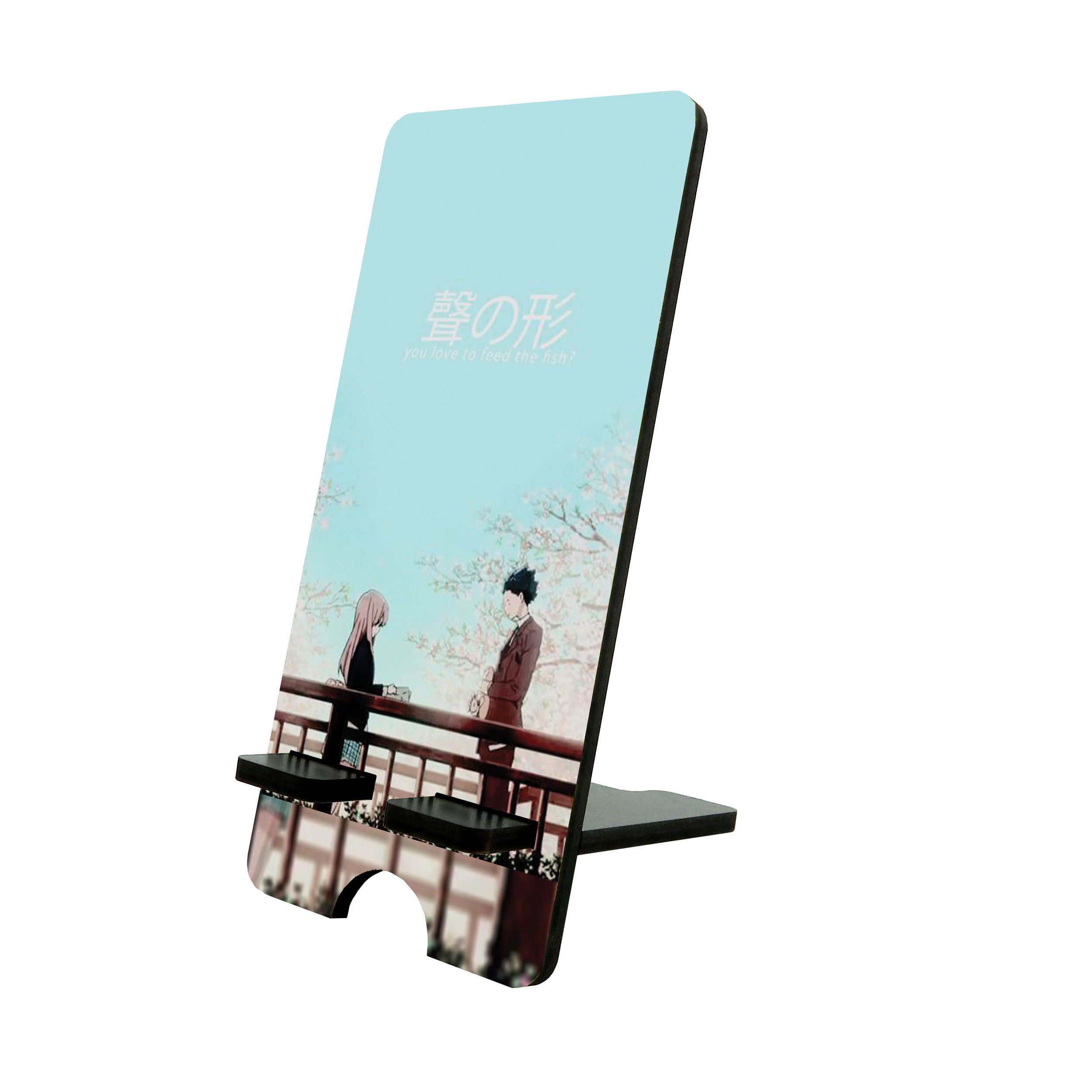 پایه نگهدارنده گوشی موبایل و تبلت طرح  انیمه A silent voice  شویا و شوکو کد 7432953