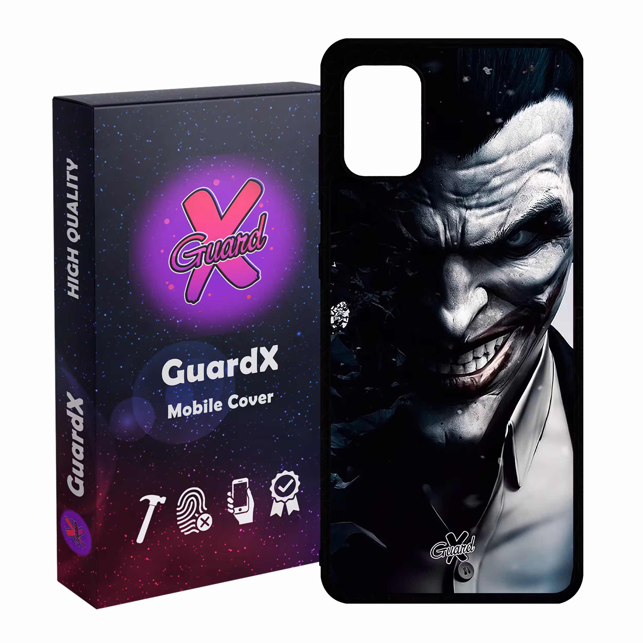 کاور گارد ایکس طرح جوکر مدل Glass10152 مناسب برای گوشی موبایل سامسونگ Galaxy A31
