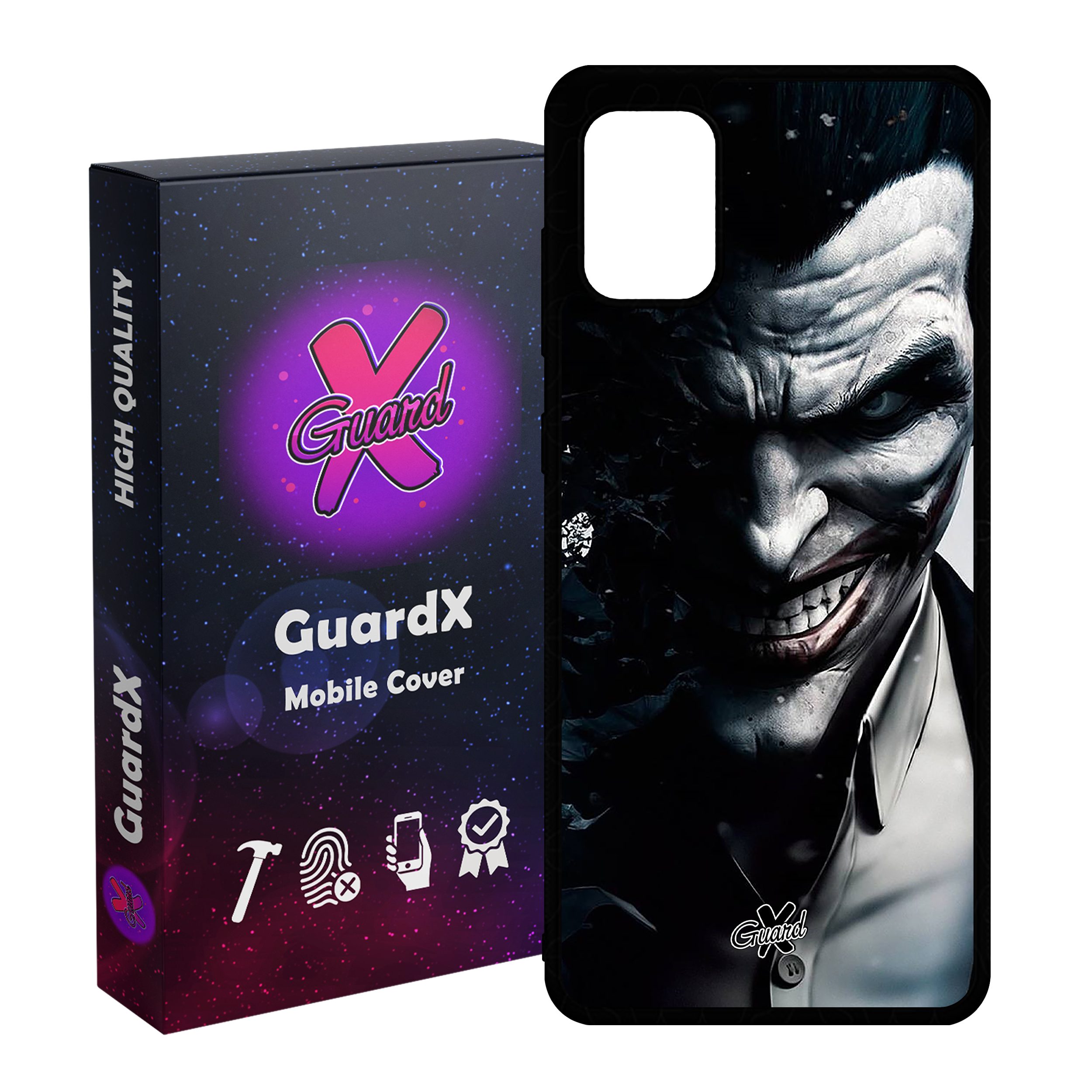 کاور گارد ایکس طرح جوکر مدل Glass10152 مناسب برای گوشی موبایل سامسونگ Galaxy A31