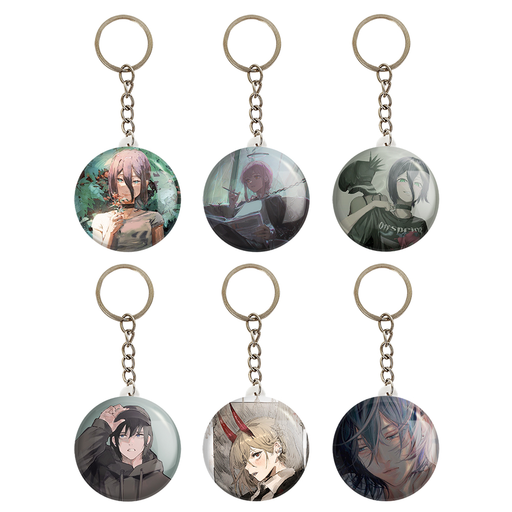 جاکلیدی خندالو مدل انیمه مرد اره ای کد 994A مجموعه 6 عددی