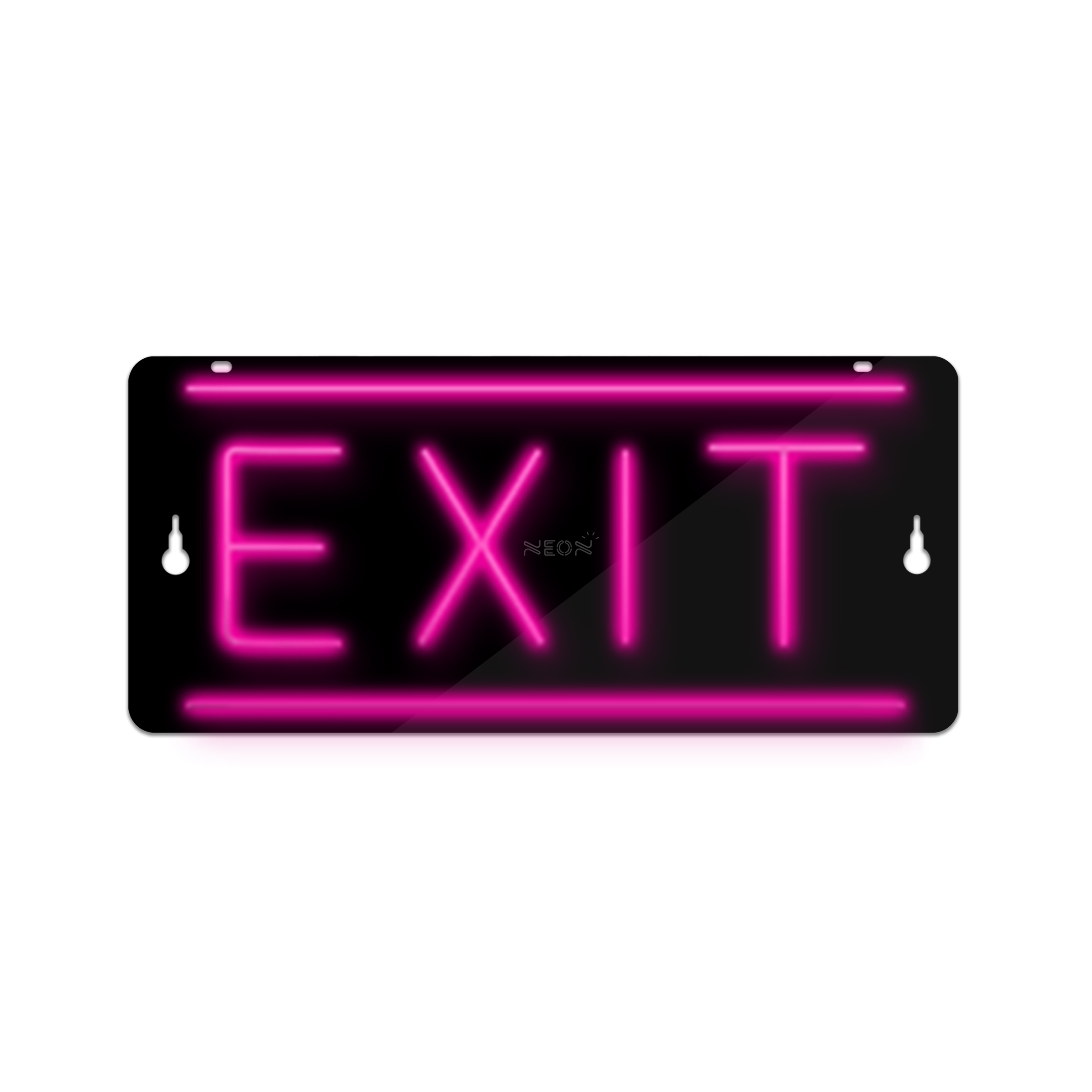 چراغ دیواری نئون دیزاین طرح Exit-BL_PN