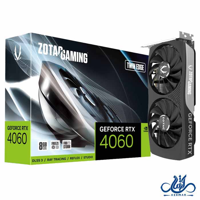 کارت گرافیک زوتک Graphics Cards RTX 4060 8GB Twin Edge