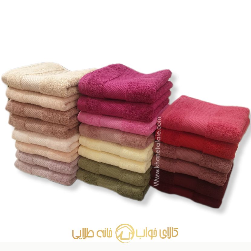 حوله دستی کلاریس 80*40 برند آذرریس تبریز - خانه طلایی