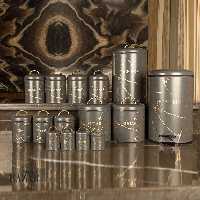 سرویس آشپزخانه 1 15 پارچه بی وی کی مدل ماربل کد 805595
