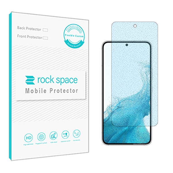 گلس سامسونگ Galaxy S22 5G مدل نانو هیدروژل مات آنتی بلو برند راک اسپیس کد S