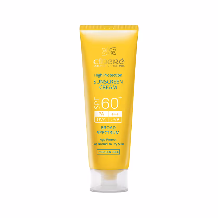 کرم ضد آفتاب بی رنگ سینره مدل SPF60 مناسب انواع پوست حجم 50 میلی لیتر