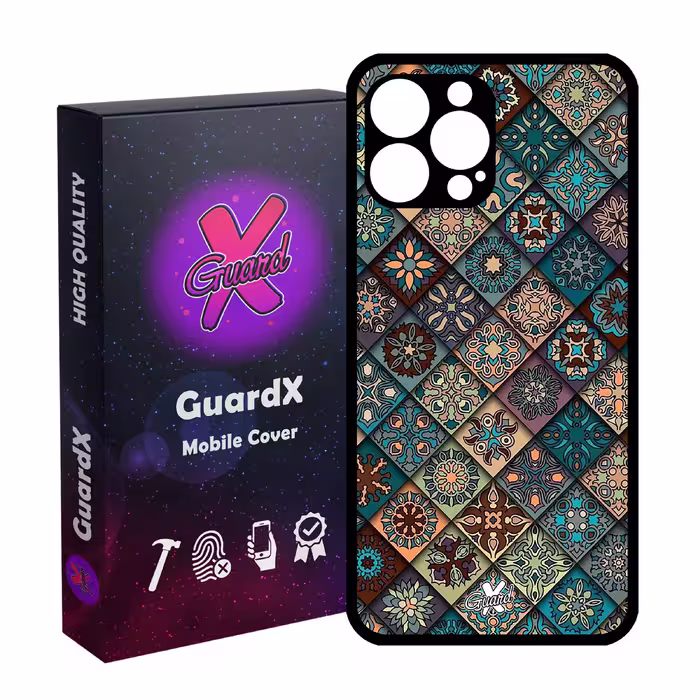 کاور گارد ایکس طرح Tile مدل Glass10093 مناسب برای گوشی موبایل اپل iPhone 13 Pro Max