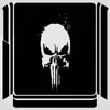 برچسب پلی استیشن ۴ مدل the punisher logo کد PSS-378 
