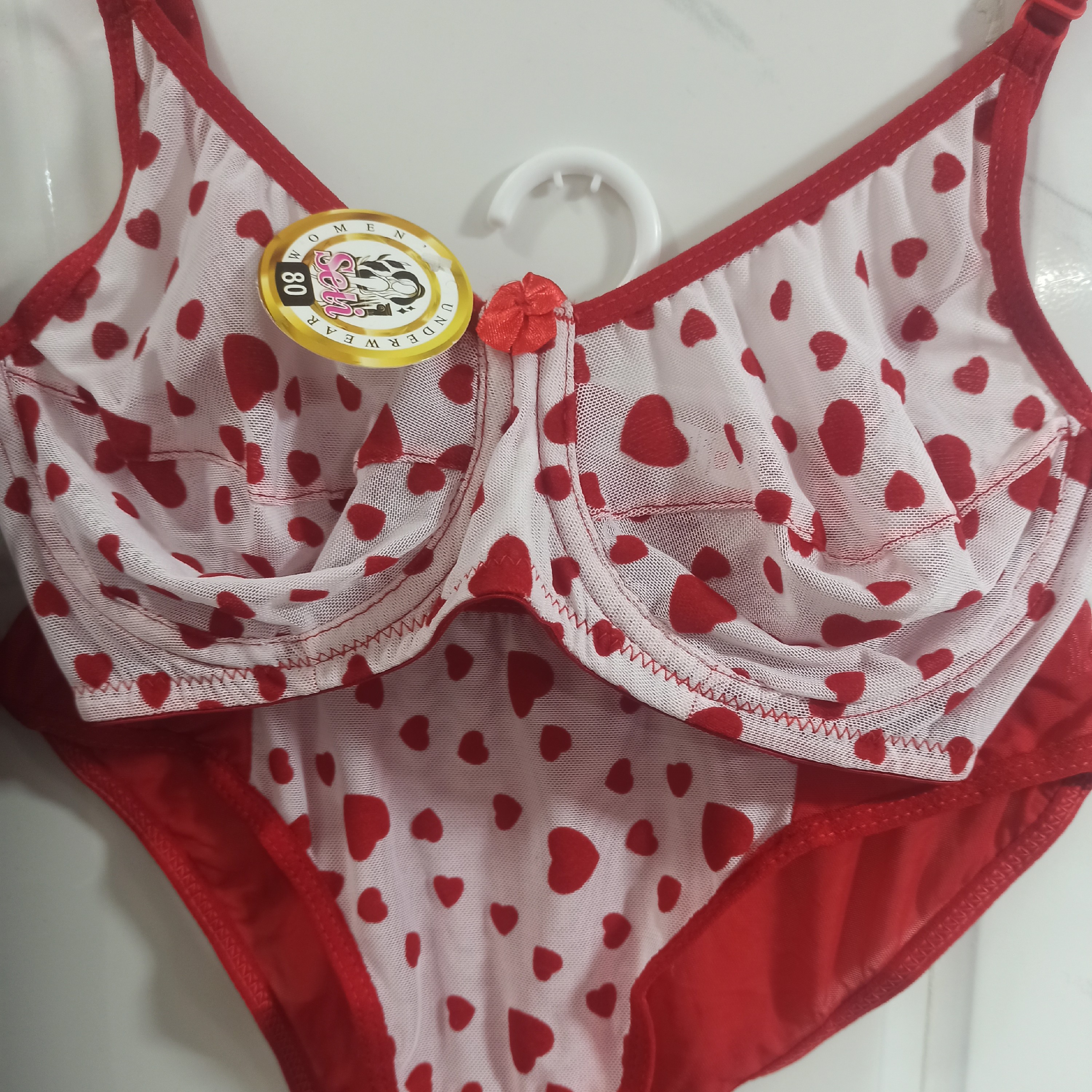 ست سوتین و شورت قلبی 