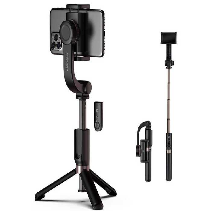گیمبال و مونوپاد بلوتوثی سه پایه دار بیسوس مدل Lovely Folding Stand Selfie Stabilizer