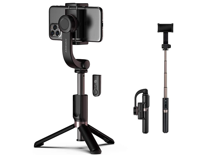 گیمبال و مونوپاد بلوتوثی سه پایه دار بیسوس مدل Lovely Folding Stand Selfie Stabilizer