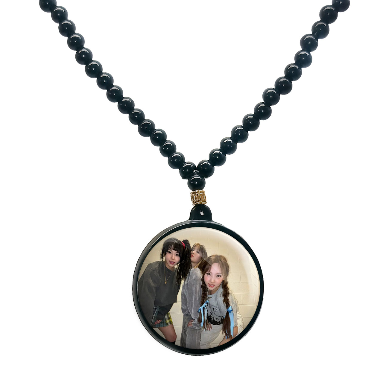 گردنبند پرمانه طرح تو ایس کد pmd.18421 مدل دو طرفه